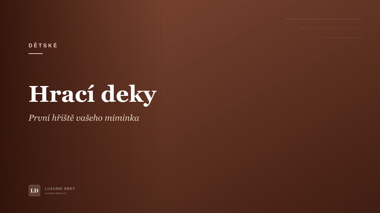 Hracia deka s hrazdičkou pre bábätko