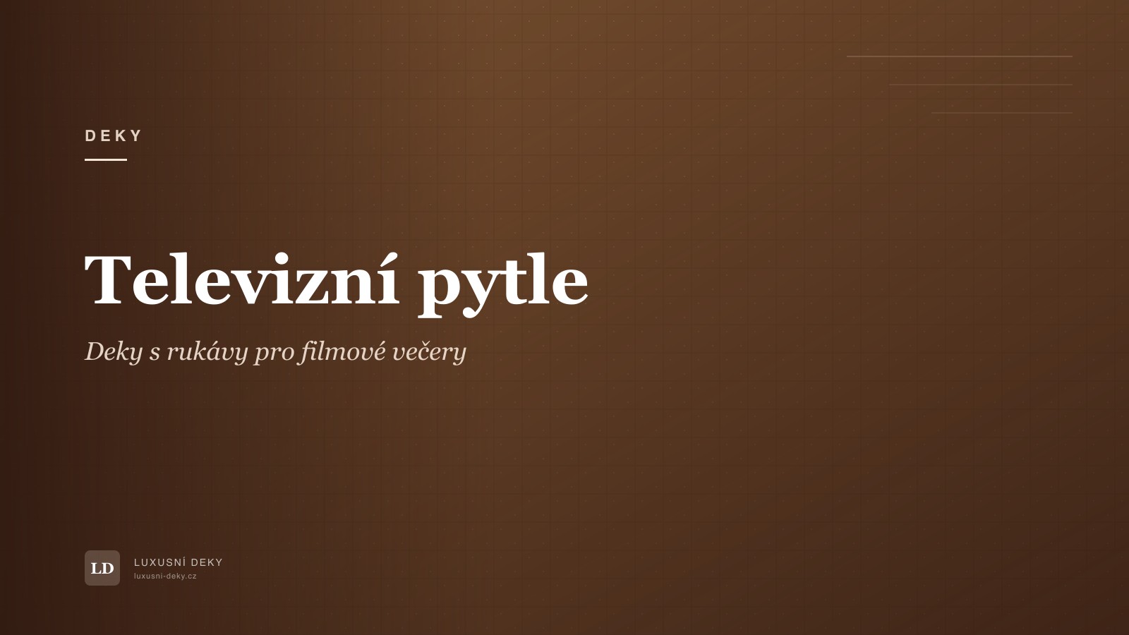 Televízny vak — deka s rukávmi pre pohodlné sledovanie televízie